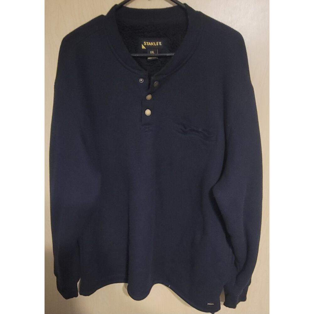 Stanley Men's Sweater size XXL Black Cotton Polyester